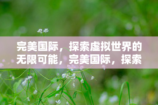 探索虚拟世界的无限可能图片