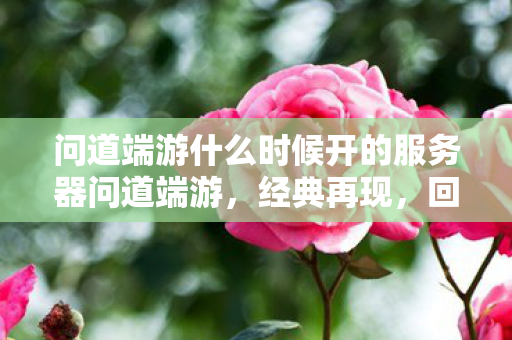 问道端游什么时候开的服务器问道端游，经典再现，回忆重启，问道端游，经典再现，回忆重启，服务器何时开启？