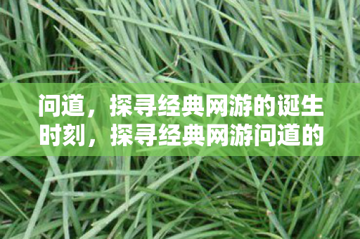探寻经典网游问道的诞生时刻图片