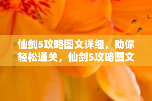 仙剑5攻略图文详细,助你轻松通关,仙剑5攻略图文详解,助你轻松通关 仙剑5攻略图文详细,助你轻松通关,仙剑5攻略图文详解,助你轻松通关
