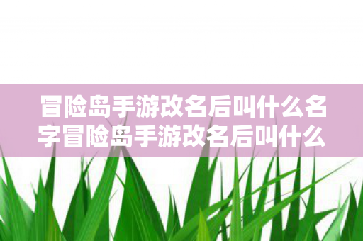 冒险岛手游改名后叫什么名字冒险岛手游改名后叫什么图片