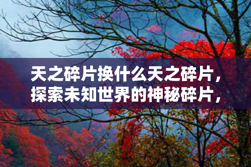 天之碎片换什么天之碎片,探索未知世界的神秘碎片,探索未知世界的神秘碎片,天之碎片的交换与发现 天之碎片换什么天之碎片,探索未知世界的神秘碎片,探索未知世界的神秘碎片,天之碎片的交换与发现