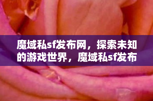 魔域私sf发布网，探索未知的游戏世界，魔域私sf发布网，探索未知的游戏世界