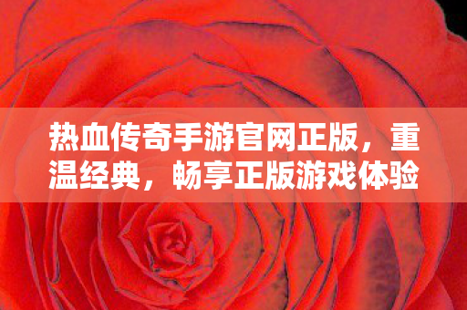热血传奇手游官网正版图片