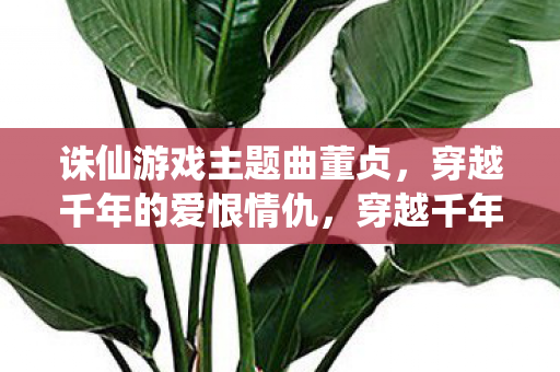 诛仙游戏主题曲董贞，穿越千年的爱恨情仇，穿越千年的爱恨情仇董贞演唱，诛仙游戏主题曲
