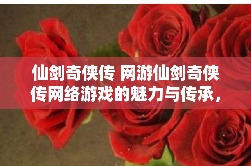 仙剑奇侠传 网游仙剑奇侠传网络游戏的魅力与传承，仙剑奇侠传网游，传承经典，魅力无限