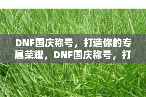DNF国庆称号，打造你的专属荣耀，DNF国庆称号，打造你的专属荣耀标签