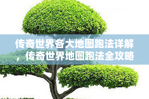 传奇世界各大地图跑法详解，传奇世界地图跑法全攻略