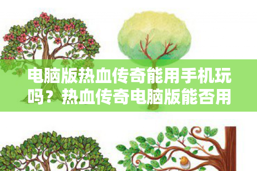 电脑版热血传奇能用手机玩吗？热血传奇电脑版能否用手机玩？