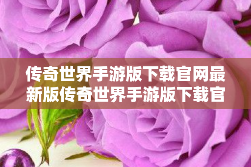 传奇世界手游版下载官网最新版传奇世界手游版下载官网图片
