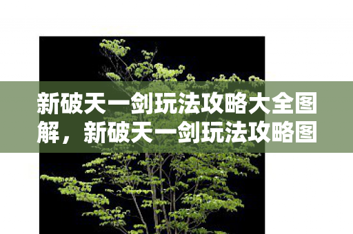 新破天一剑玩法攻略大全图解图片