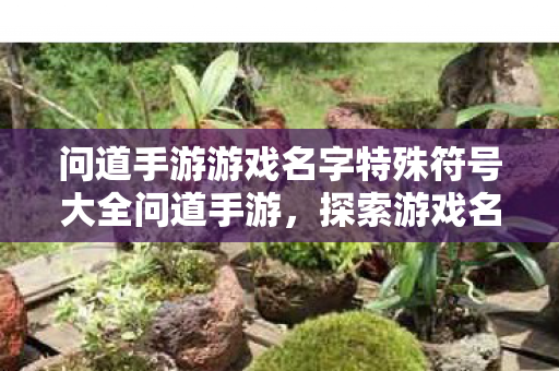 问道手游游戏名字特殊符号大全问道手游图片
