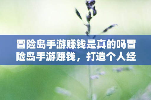 冒险岛手游赚钱是真的吗冒险岛手游赚钱图片