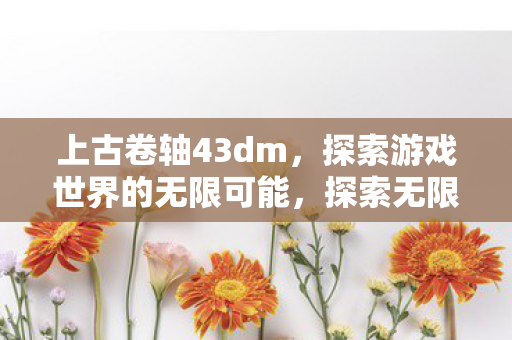上古卷轴43dm，探索游戏世界的无限可能，探索无限可能，上古卷轴43dm游戏世界之旅