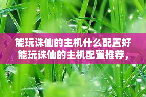 能玩诛仙的主机什么配置好能玩诛仙的主机配置推荐，能玩诛仙的主机配置推荐