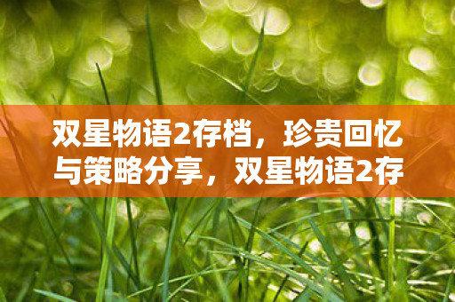 双星物语2存档,珍贵回忆与策略分享,双星物语2存档,珍贵回忆与策略分享 双星物语2存档,珍贵回忆与策略分享,双星物语2存档,珍贵回忆与策略分享