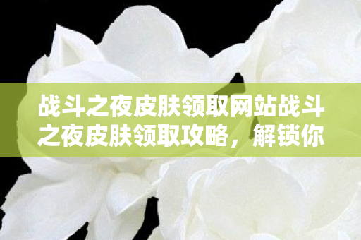 战斗之夜皮肤领取网站战斗之夜皮肤领取攻略，解锁你的专属游戏荣耀，解锁游戏荣耀，战斗之夜皮肤领取攻略