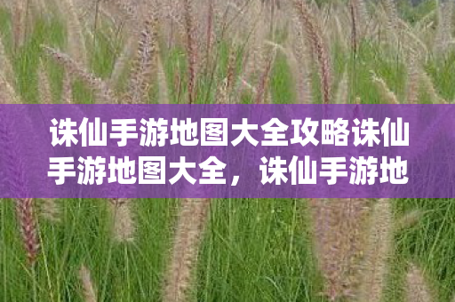 诛仙手游地图大全攻略诛仙手游地图大全，诛仙手游地图大全，探索绝美仙境，解锁全攻略！