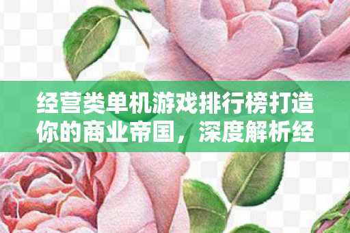 经营类单机游戏排行榜打造你的商业帝国，深度解析经营类单机游戏的魅力，打造商业帝国，深度解析经营类单机游戏的魅力