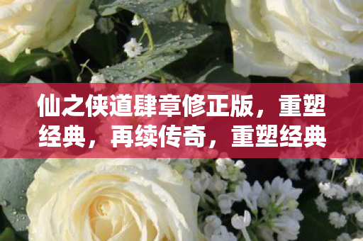 仙之侠道肆章修正版，重塑经典，再续传奇，重塑经典再续传奇，仙之侠道肆章修正版