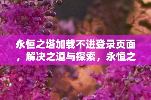 永恒之塔加载不进登录页面图片