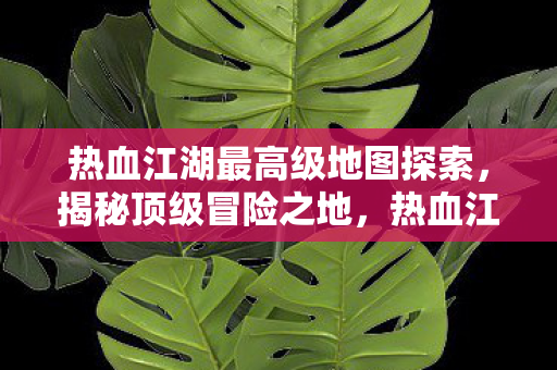 热血江湖最高级地图探索图片
