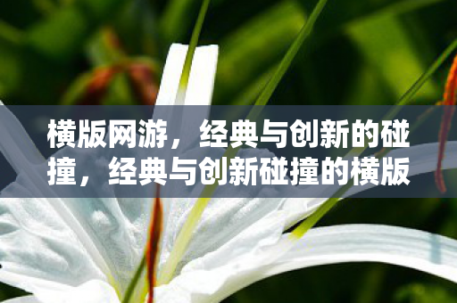 横版网游，经典与创新的碰撞，经典与创新碰撞的横版网游