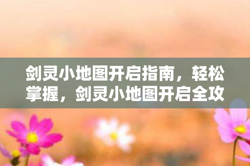 剑灵小地图开启指南，轻松掌握，剑灵小地图开启全攻略