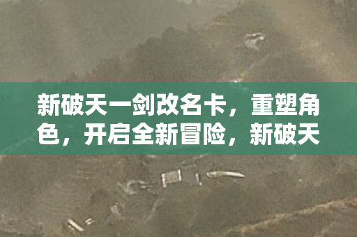 新破天一剑改名卡图片