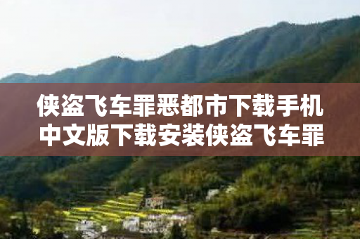 侠盗飞车罪恶都市下载手机中文版下载安装侠盗飞车罪恶都市游戏下载中文版图片