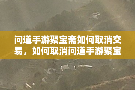 问道手游聚宝斋如何取消交易图片