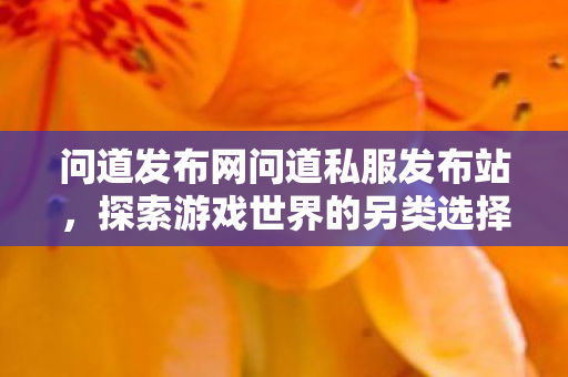 问道发布网问道私服发布站,探索游戏世界的另类选择,问道私服发布站,探索游戏世界的另类选择 问道发布网问道私服发布站,探索游戏世界的另类选择,问道私服发布站,探索游戏世界的另类选择