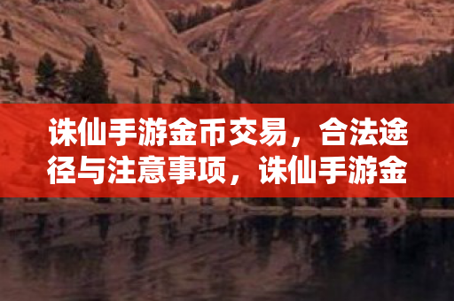 诛仙手游金币交易，合法途径与注意事项，诛仙手游金币交易，合法途径与注意事项全解析