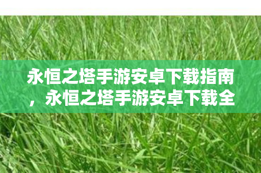 永恒之塔手游安卓下载全攻略图片