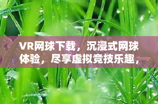 VR网球下载,沉浸式网球体验,尽享虚拟竞技乐趣,VR网球,沉浸式网球体验,尽享虚拟竞技乐趣 VR网球下载,沉浸式网球体验,尽享虚拟竞技乐趣,VR网球,沉浸式网球体验,尽享虚拟竞技乐趣
