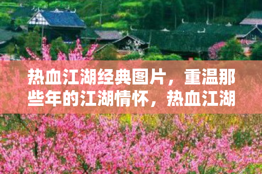 重温那些年的江湖情怀图片