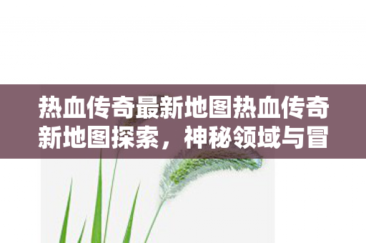 热血传奇最新地图热血传奇新地图探索，神秘领域与冒险之旅，热血传奇新地图探索，神秘领域与冒险之旅