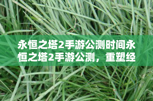 永恒之塔2手游公测时间永恒之塔2手游公测图片