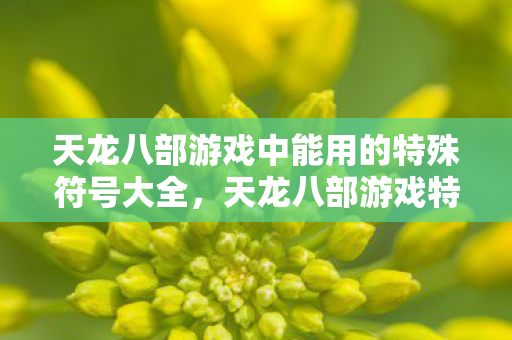 天龙八部游戏中能用的特殊符号大全,天龙八部游戏特殊符号大全 天龙八部游戏中能用的特殊符号大全,天龙八部游戏特殊符号大全