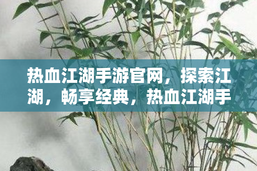 热血江湖手游官网图片