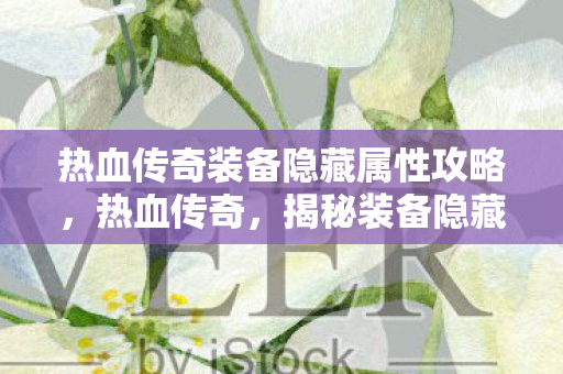 热血传奇装备隐藏属性攻略图片