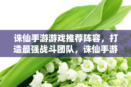 诛仙手游游戏推荐阵容图片