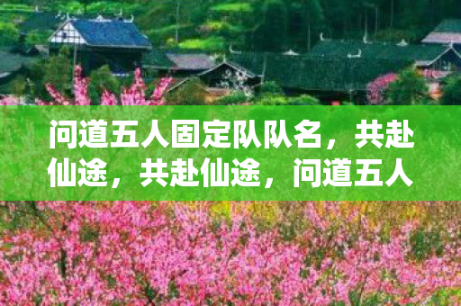 问道五人固定队队名图片