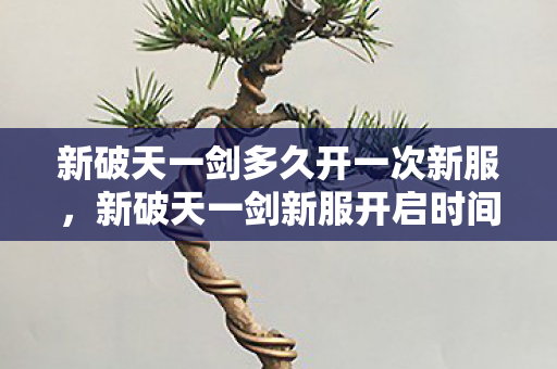 新破天一剑新服开启时间表及频率揭秘图片