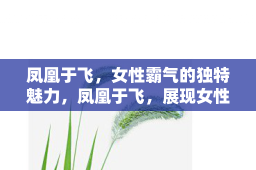 凤凰于飞,女性霸气的独特魅力,凤凰于飞,展现女性霸气的独特魅力 凤凰于飞,女性霸气的独特魅力,凤凰于飞,展现女性霸气的独特魅力