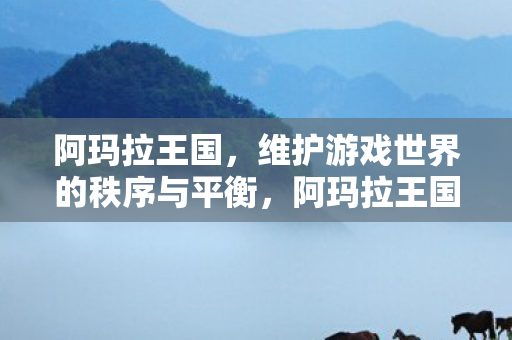 阿玛拉王国，维护游戏世界的秩序与平衡，阿玛拉王国，守护游戏世界的秩序与平衡