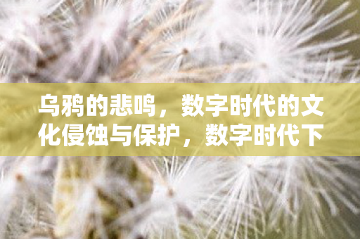 乌鸦的悲鸣,数字时代的文化侵蚀与保护,数字时代下的文化侵蚀与保护,乌鸦悲鸣的启示 乌鸦的悲鸣,数字时代的文化侵蚀与保护,数字时代下的文化侵蚀与保护,乌鸦悲鸣的启示