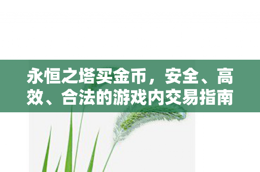 合法的游戏内交易指南图片
