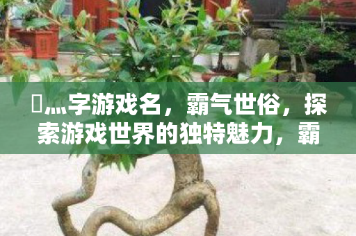 探索乄灬字游戏名的独特魅力与游戏世界之旅图片