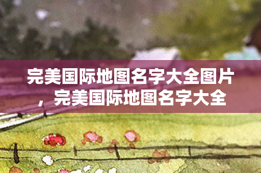 完美国际地图名字大全图片图片